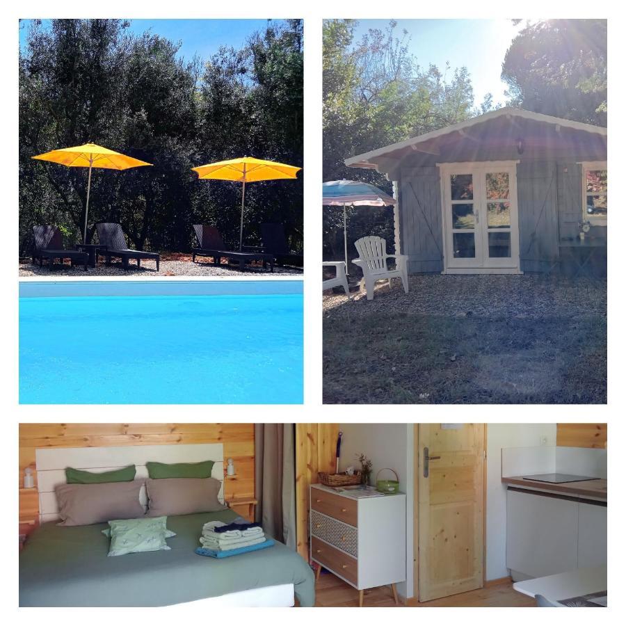 Chalet "Le Petit Olivier" Gites Appart 'Hotel L'Echappee Belle D'Aubenas Logement 2 Sur 3 Eksteriør bilde