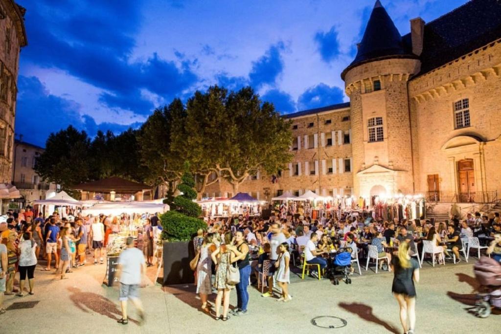 Chalet "Le Petit Olivier" Gites Appart 'Hotel L'Echappee Belle D'Aubenas Logement 2 Sur 3 Eksteriør bilde