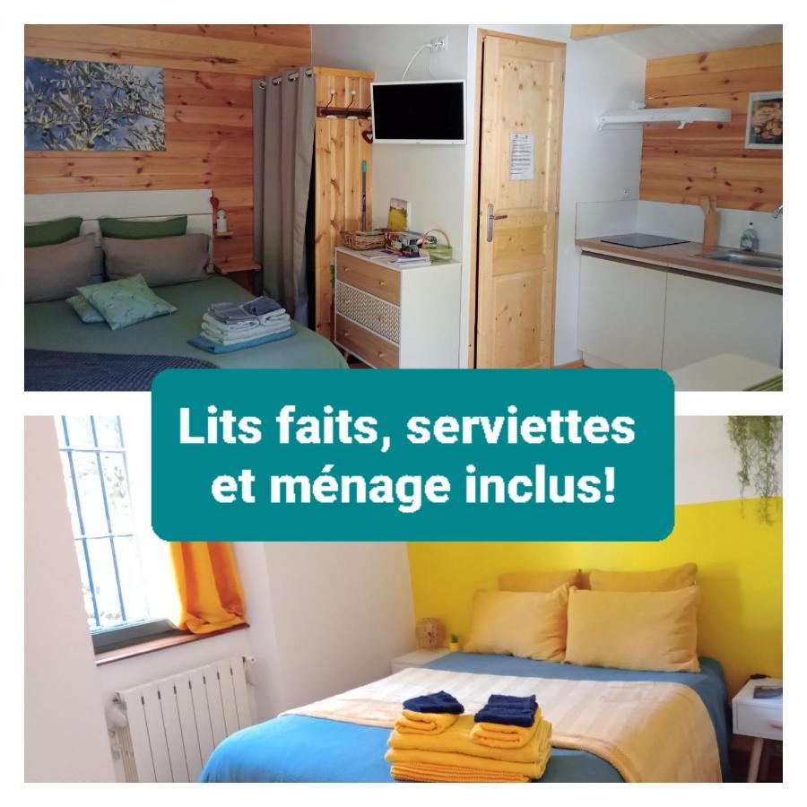 Chalet "Le Petit Olivier" Gites Appart 'Hotel L'Echappee Belle D'Aubenas Logement 2 Sur 3 Eksteriør bilde